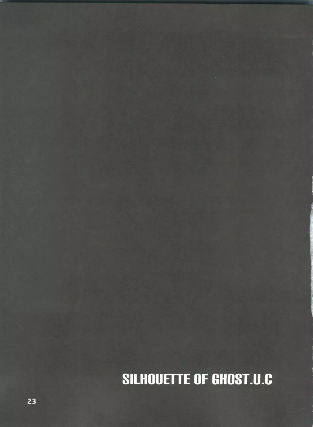 Silhouette of Ghost.U.C Page.22
