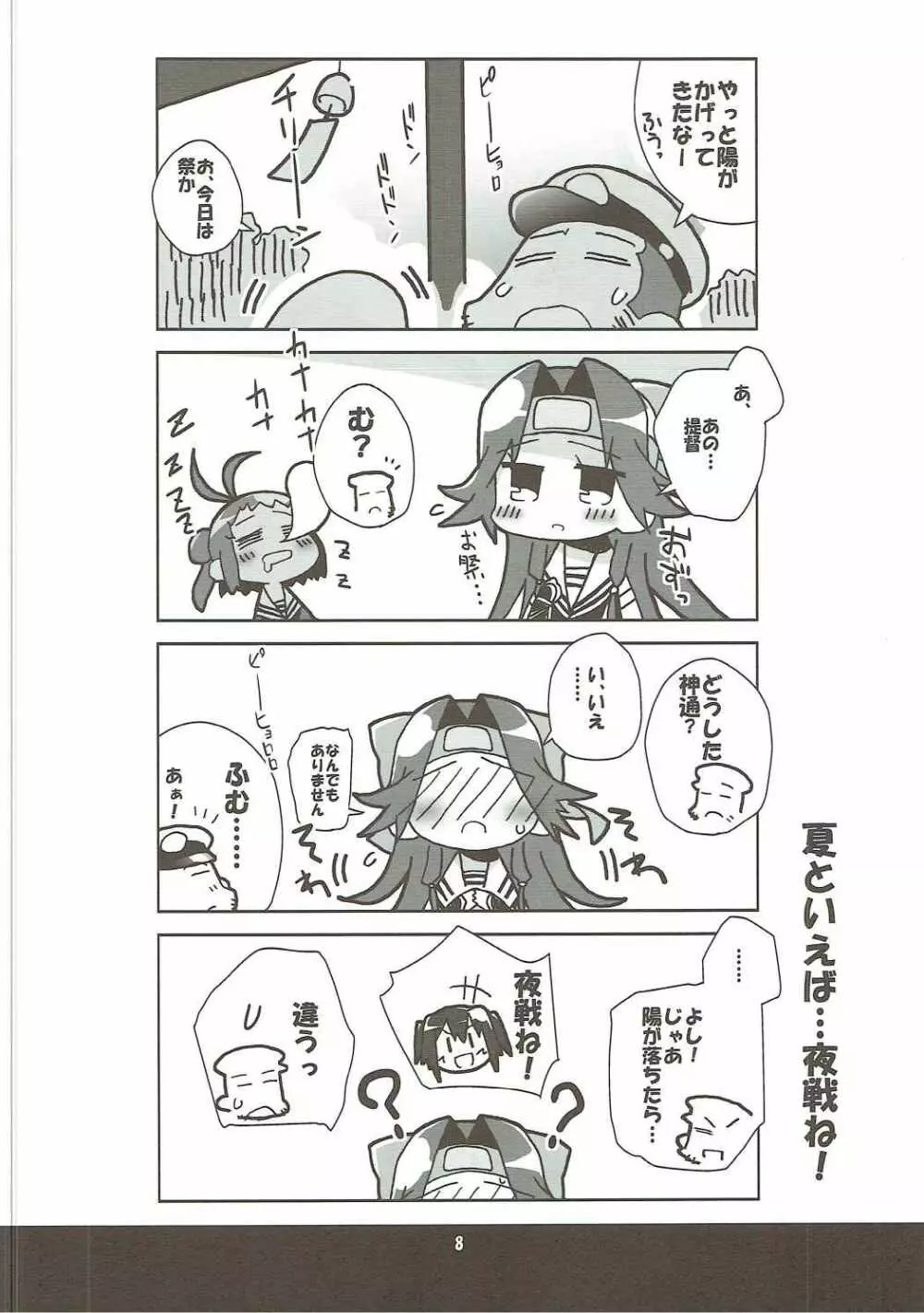 神通さんの夏休み in 鎮守府 Page.7