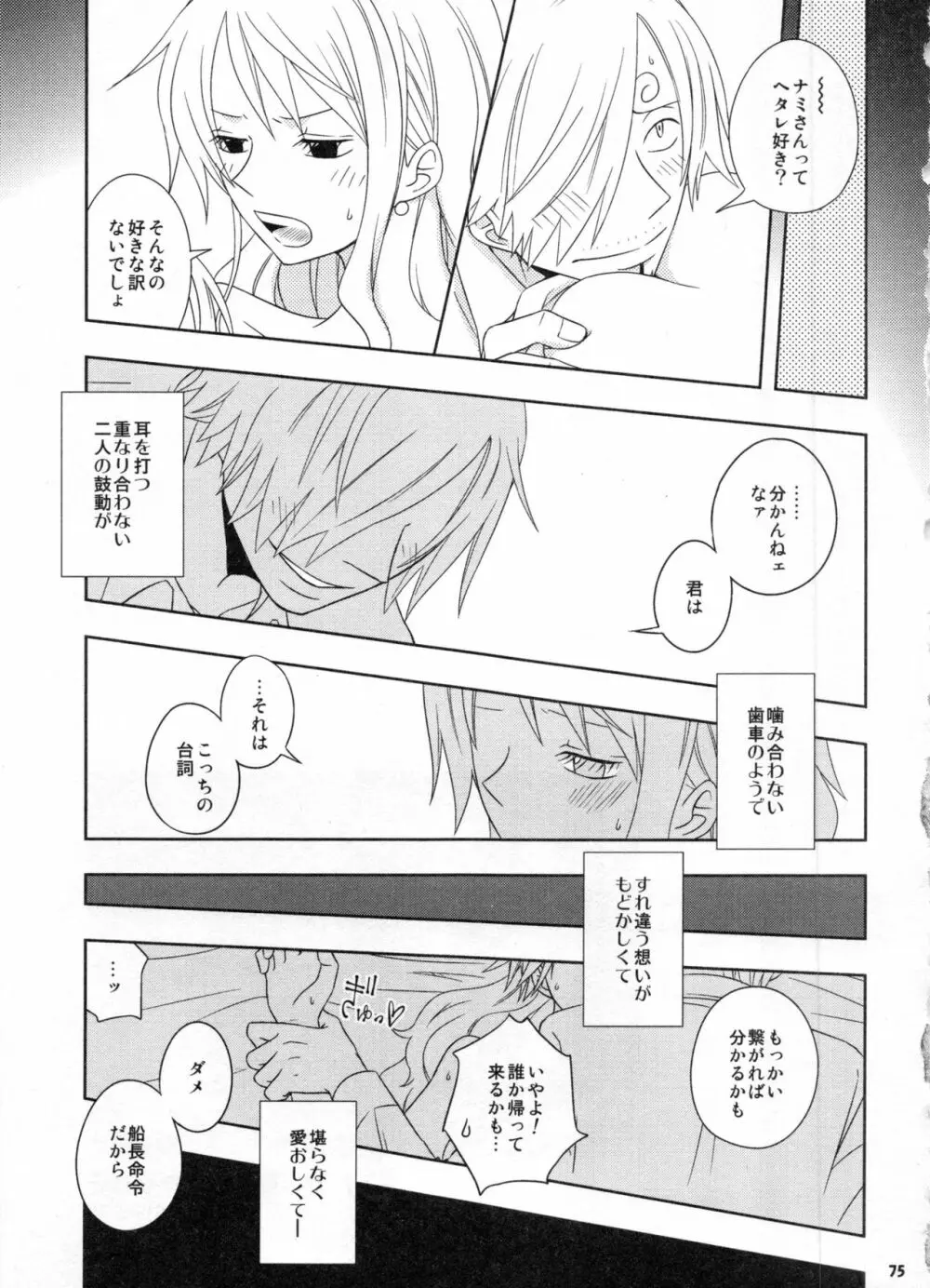 SweetNess 3 サンジ×ナミ再録集 Page.78