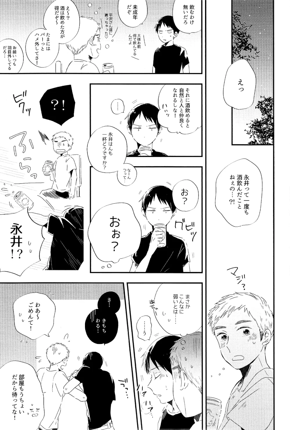 永井が酔っ払いまして。 Page.3