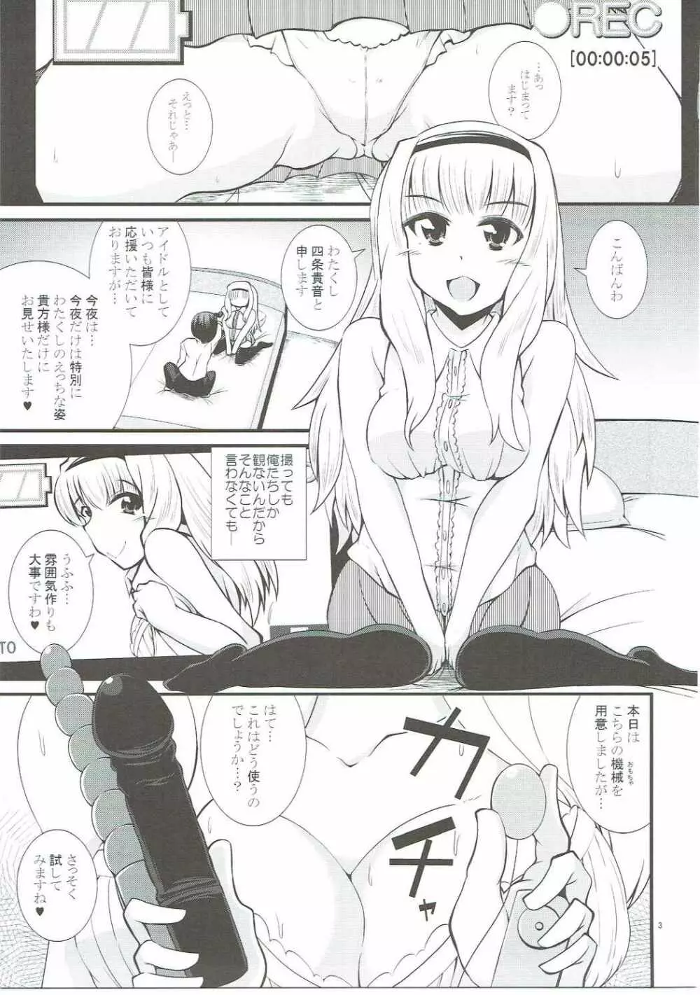 貴音ちゃんはPと機械に依存アリ! Page.2