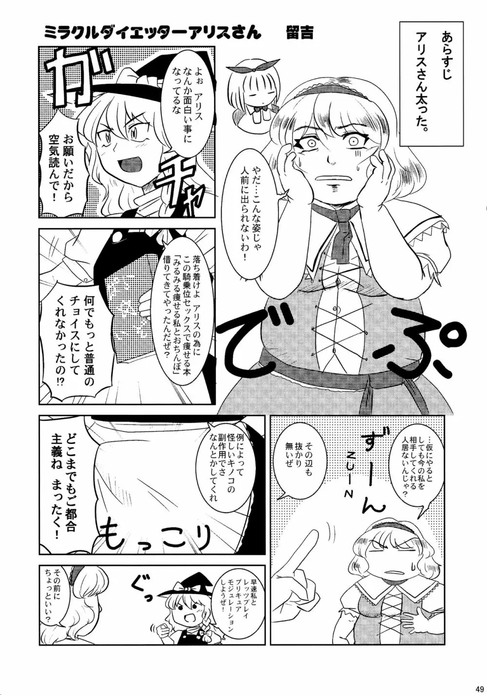 東方騎乗位合同誌 騎乗領土 Page.48