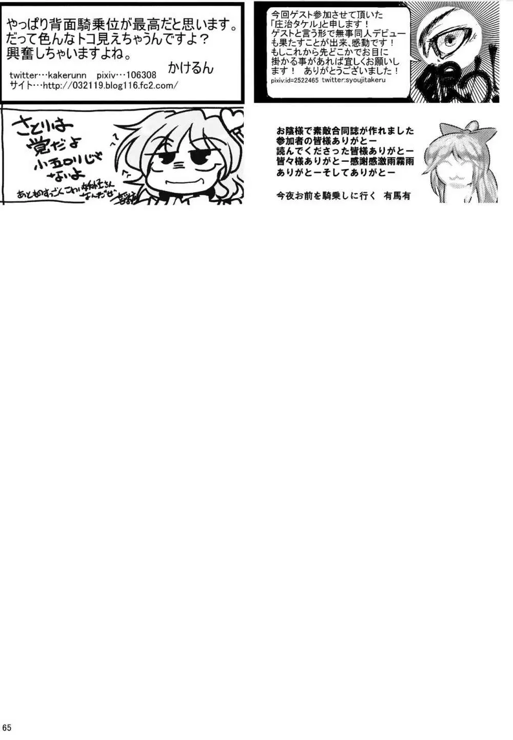 東方騎乗位合同誌 騎乗領土 Page.64