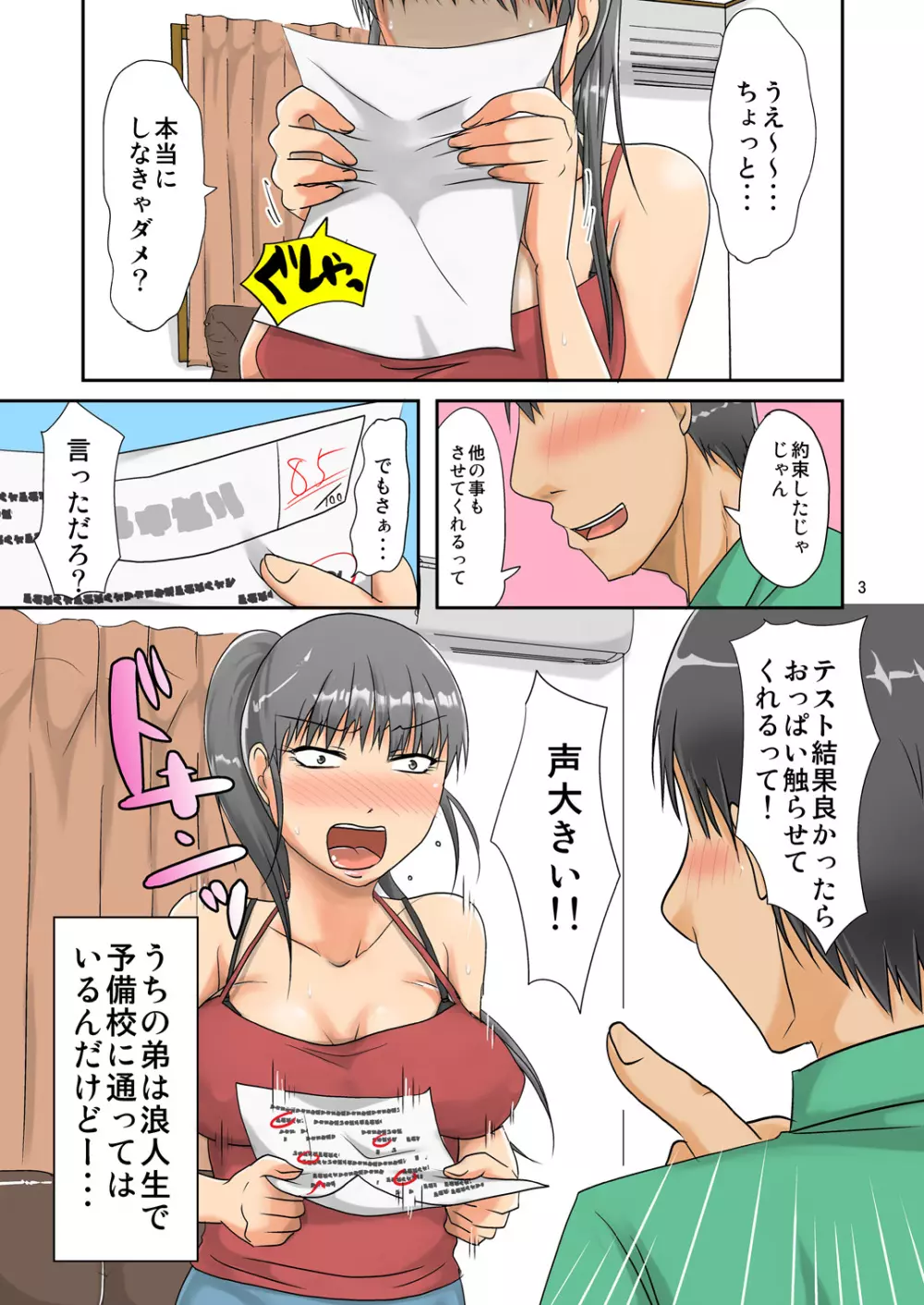 流され系姉のご褒美H Page.3