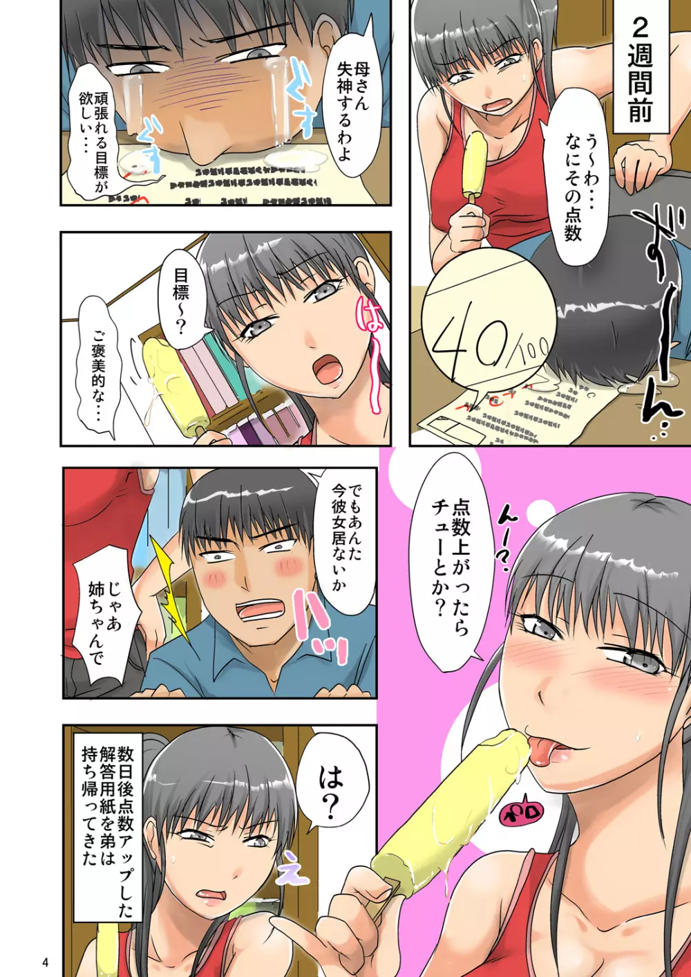 流され系姉のご褒美H Page.4