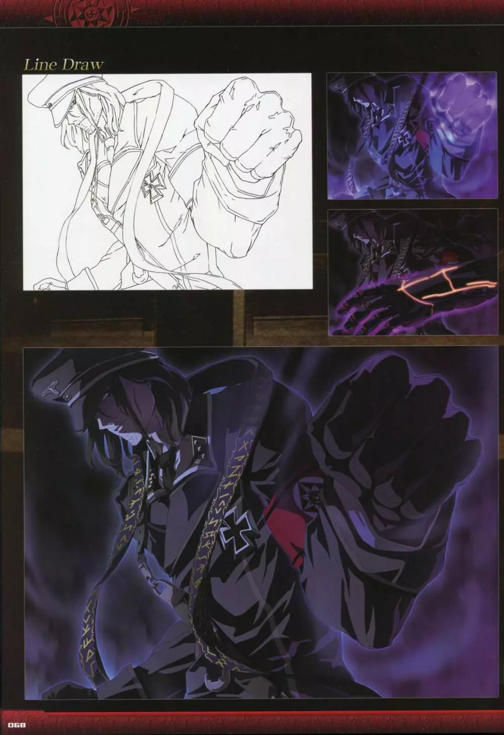 Dies irae Visual Fanbook - Black Book Page.70