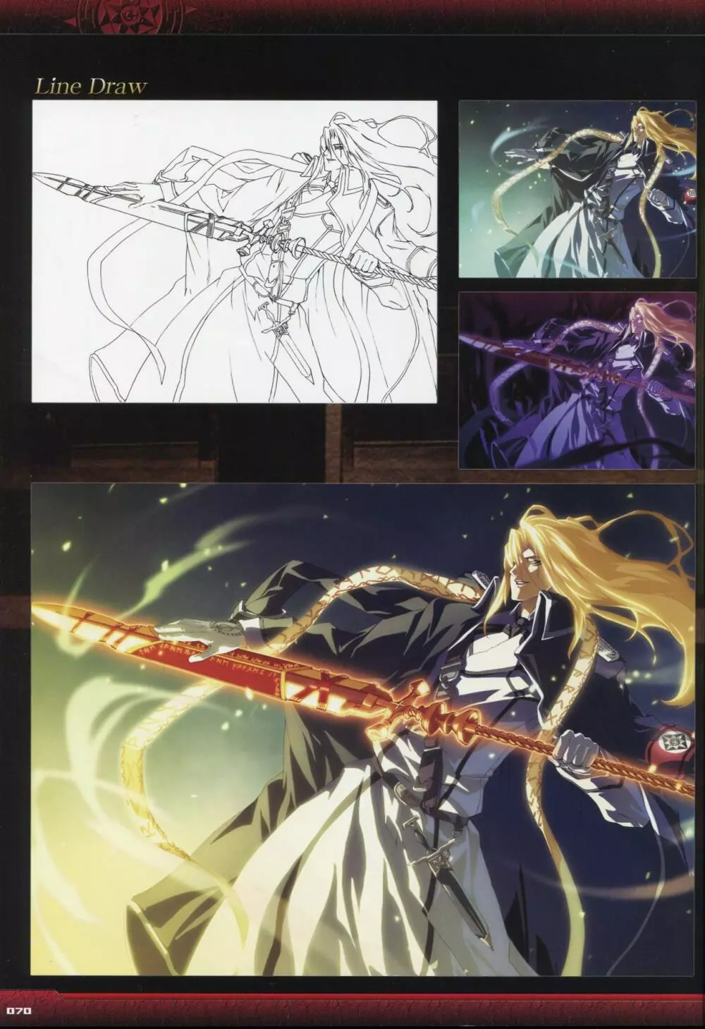 Dies irae Visual Fanbook - Black Book Page.72