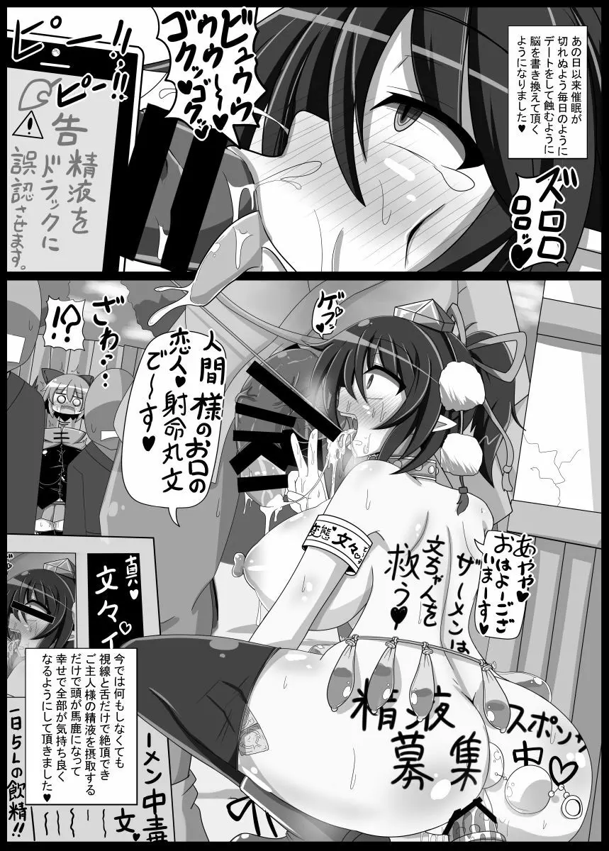 独占スクープ!強制ラブラブ射命丸文密着! Page.17