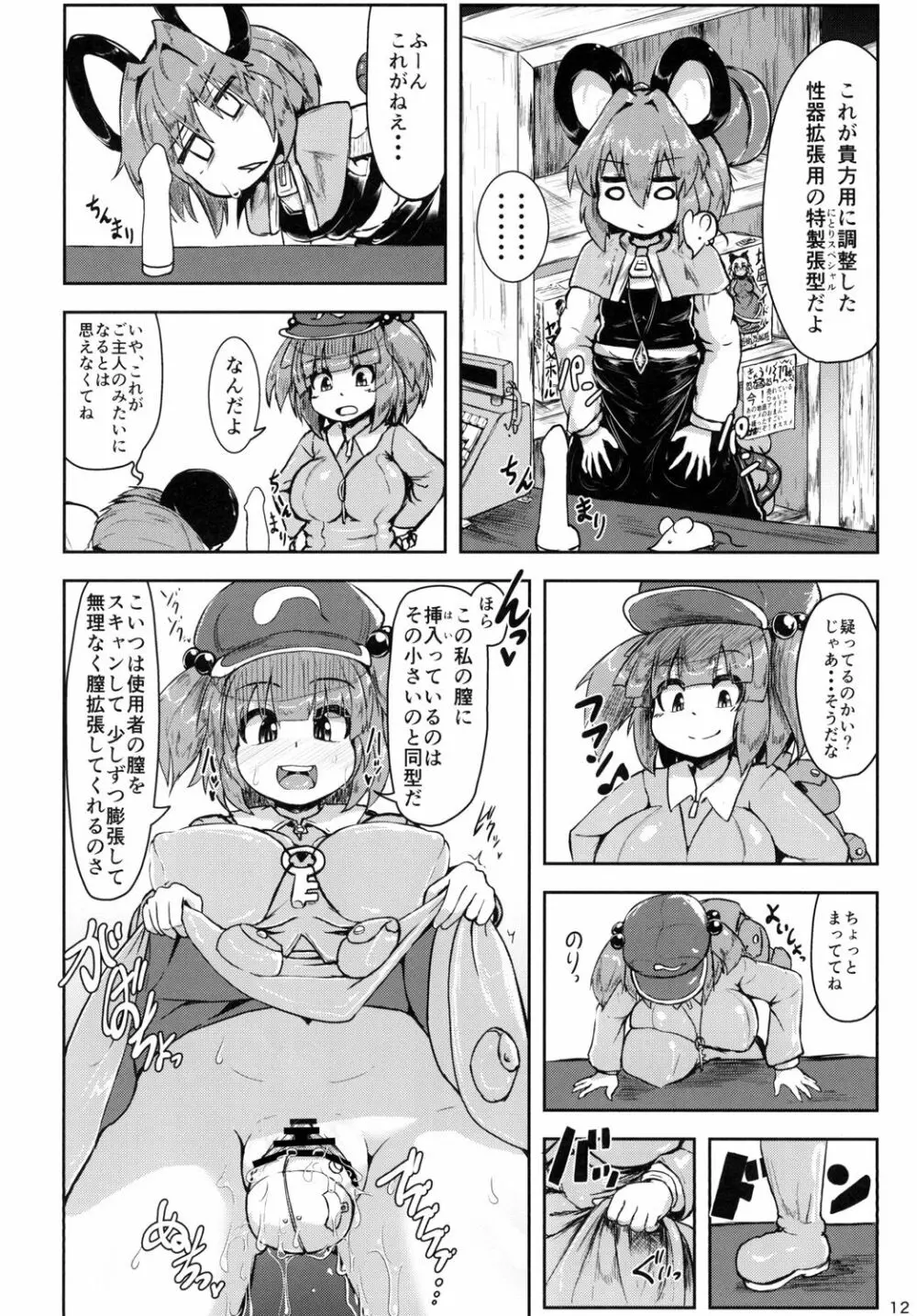 ナズーリンがごしゅじんの為に秘密の特訓をする話 Page.11