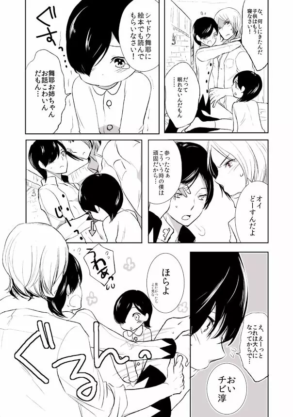 シャドウ33 - ♡影達淳＋子淳♡カラコルでこんなことがあったらけしからん漫画 Page.3