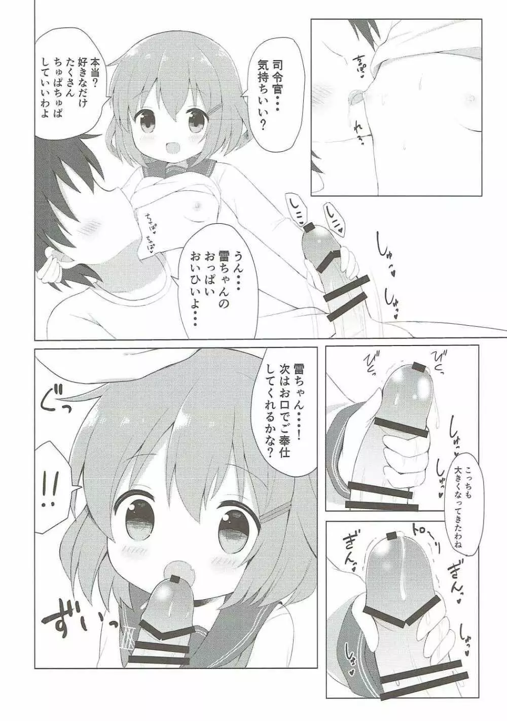 雷ちゃんとらぶらぶ新婚性活 Page.7