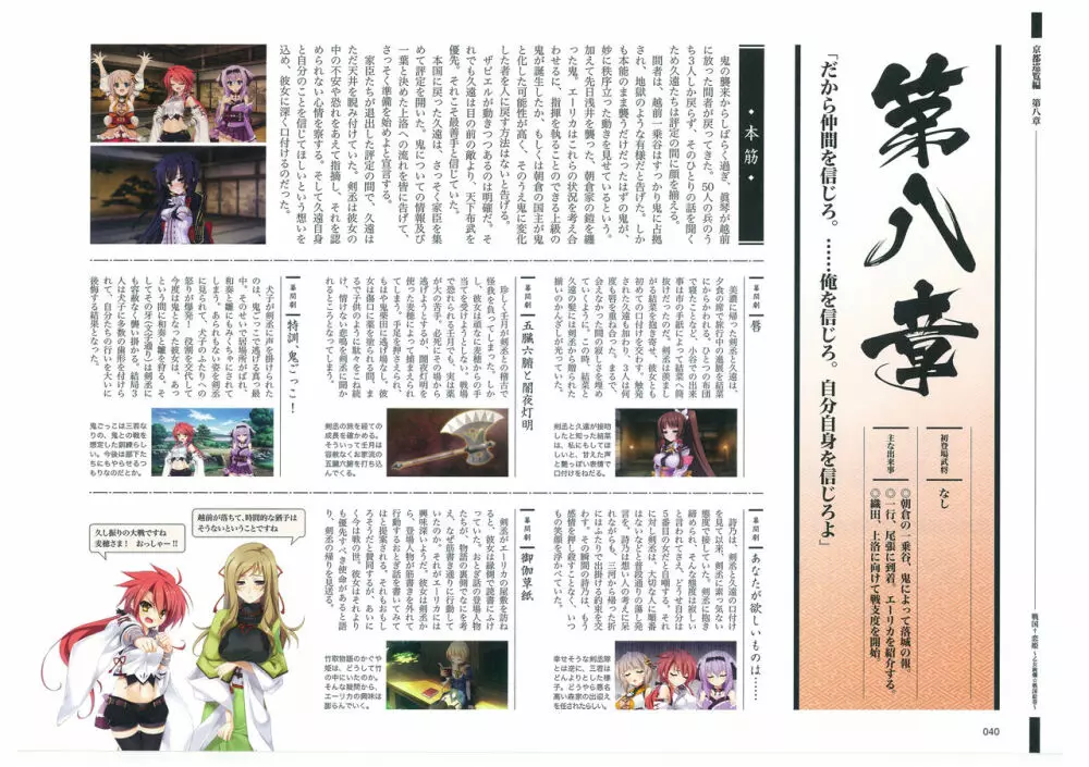 戦国†恋姫 ～乙女絢爛☆戦国絵巻～ ビジュアルファンブック-1 Page.41