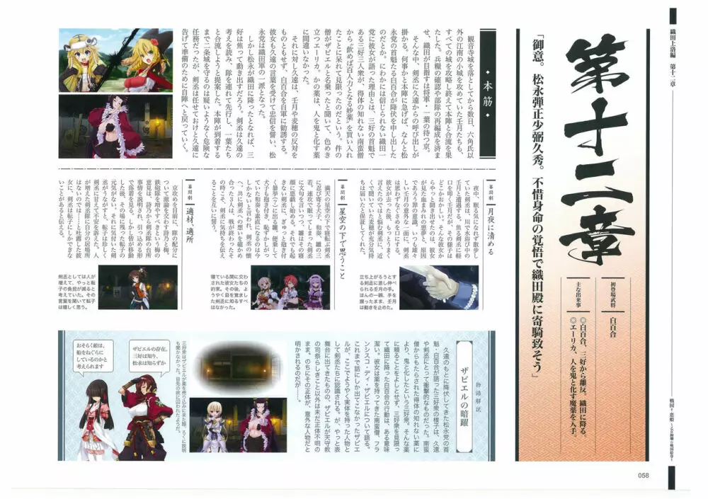 戦国†恋姫 ～乙女絢爛☆戦国絵巻～ ビジュアルファンブック-1 Page.59