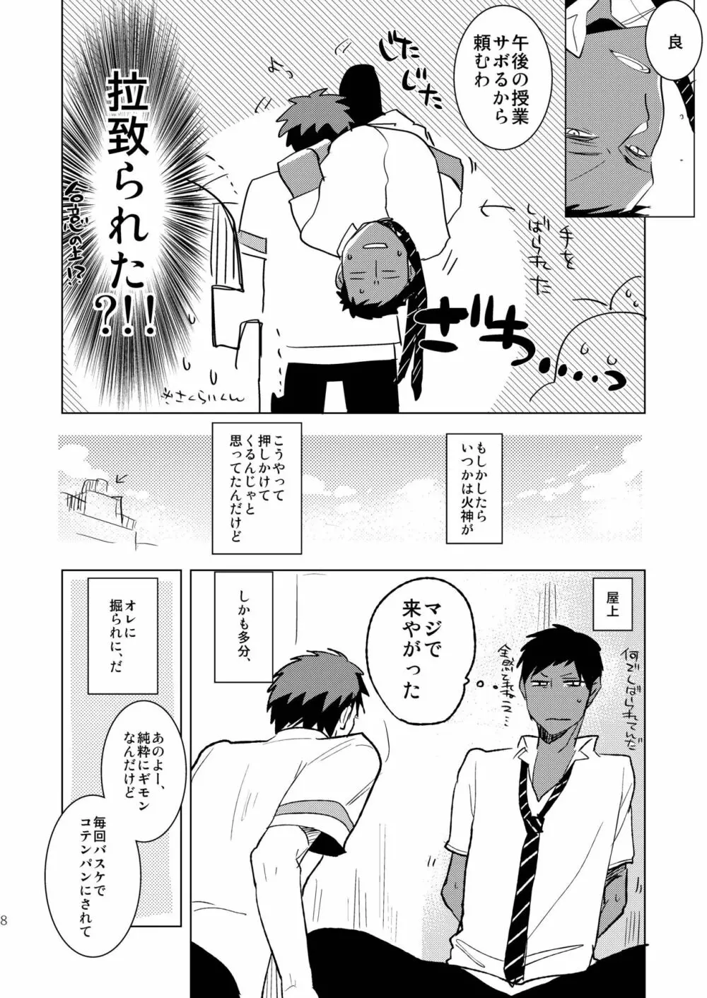 火神くんのえろほん9 イッパツヤらせてくれ! Page.7