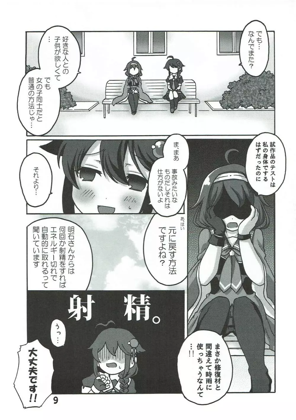 僕の主砲が最大仰角!? ♥だめだよ龍鳳 ごめんね山城♥ Page.8