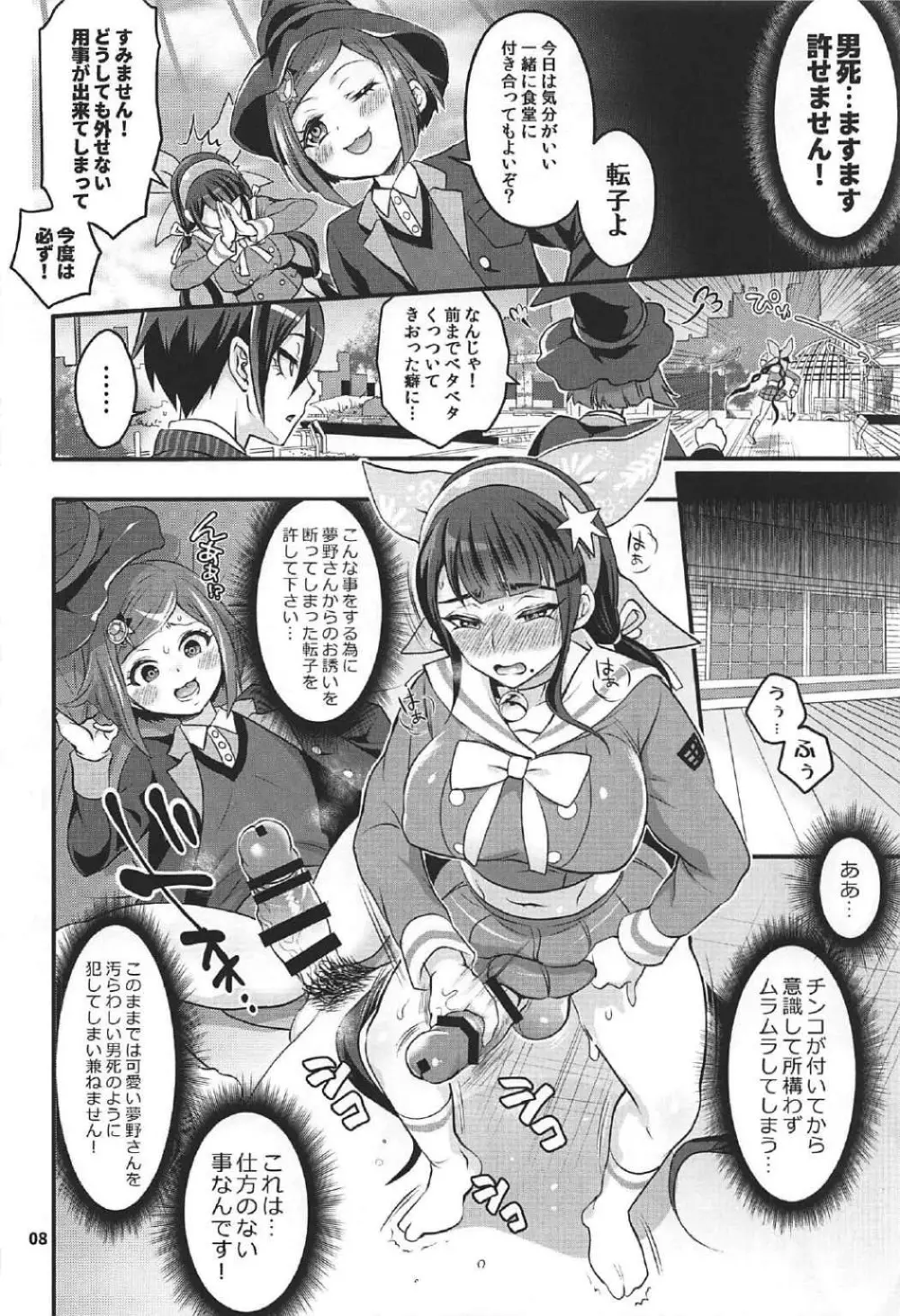 転子はチ○コが生えても男死のア○ルなんかに絶対負けません! Page.7