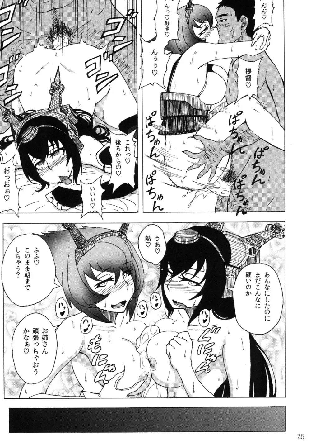 陸奥と長門と提督と Page.25