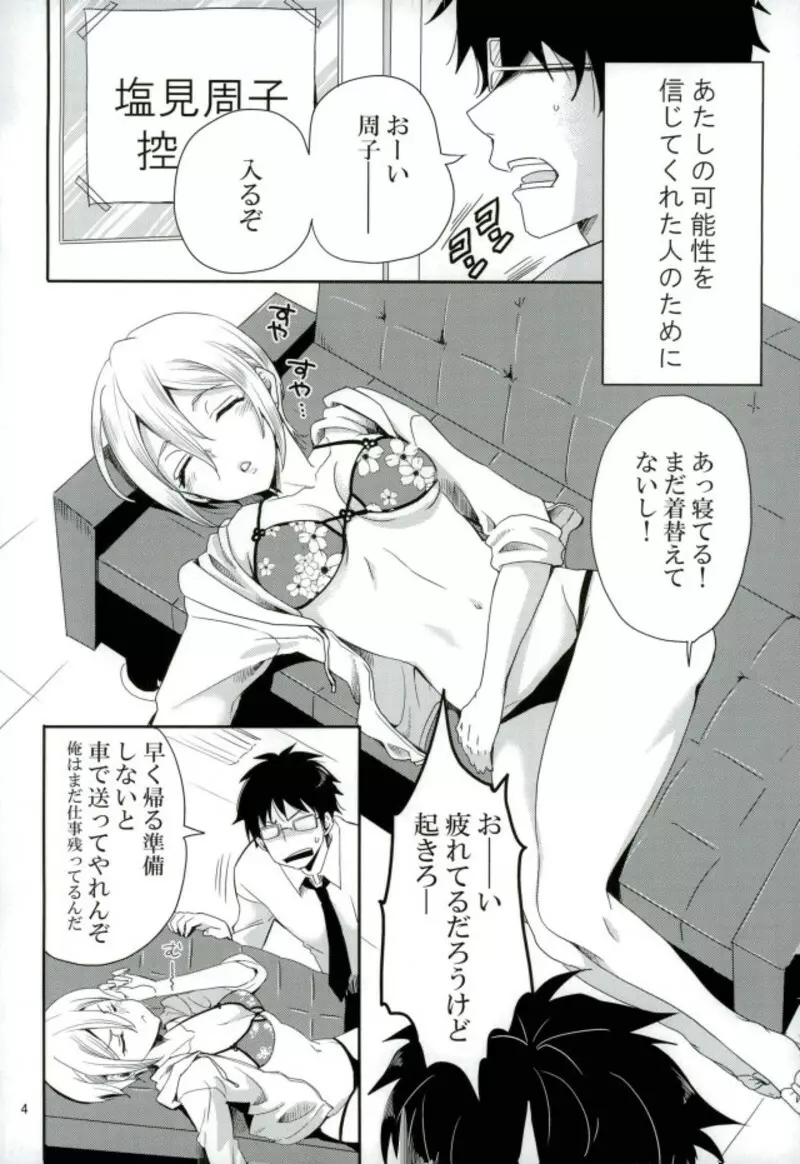 しゅーこ、Pさんのベッドの上なう! Page.3