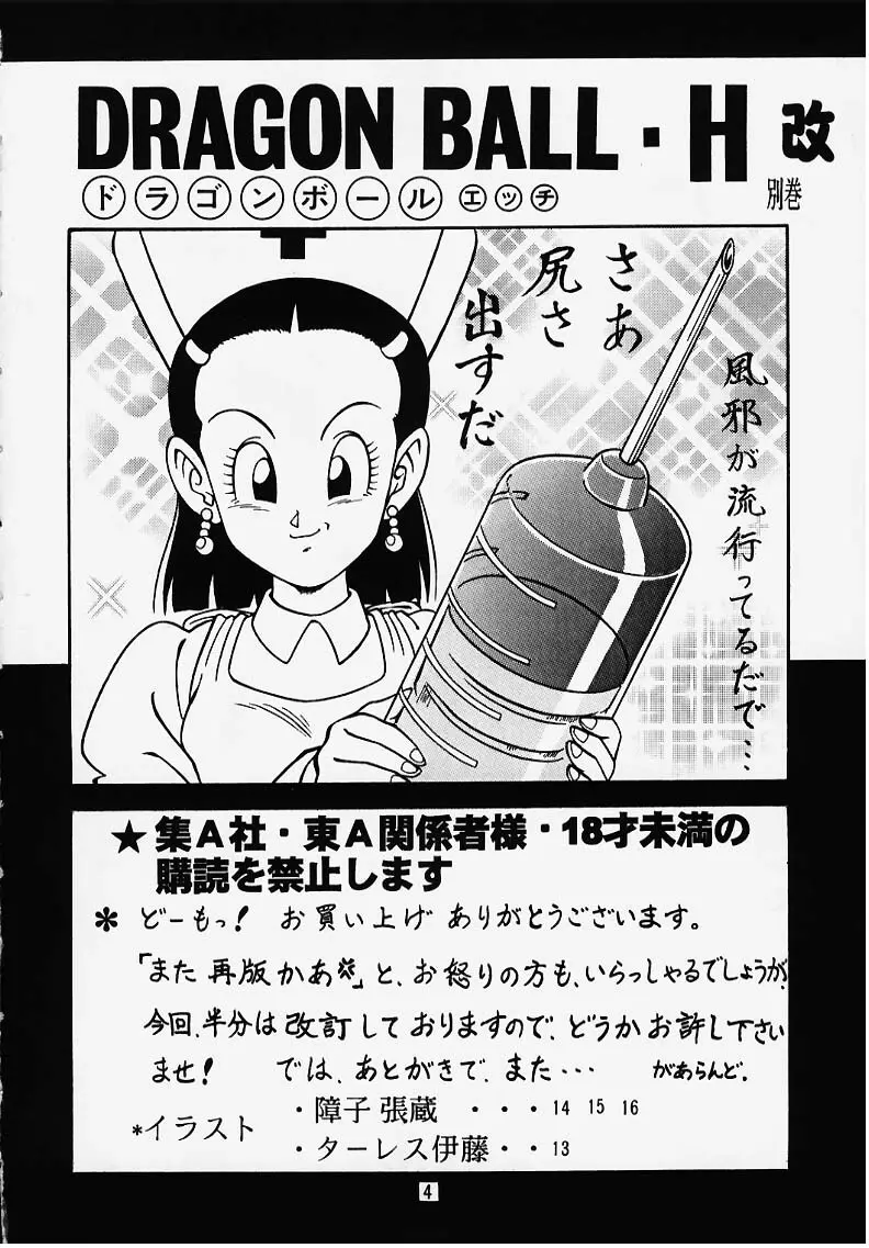 ドラゴンボールH 別巻 突発本 改訂版 Page.3