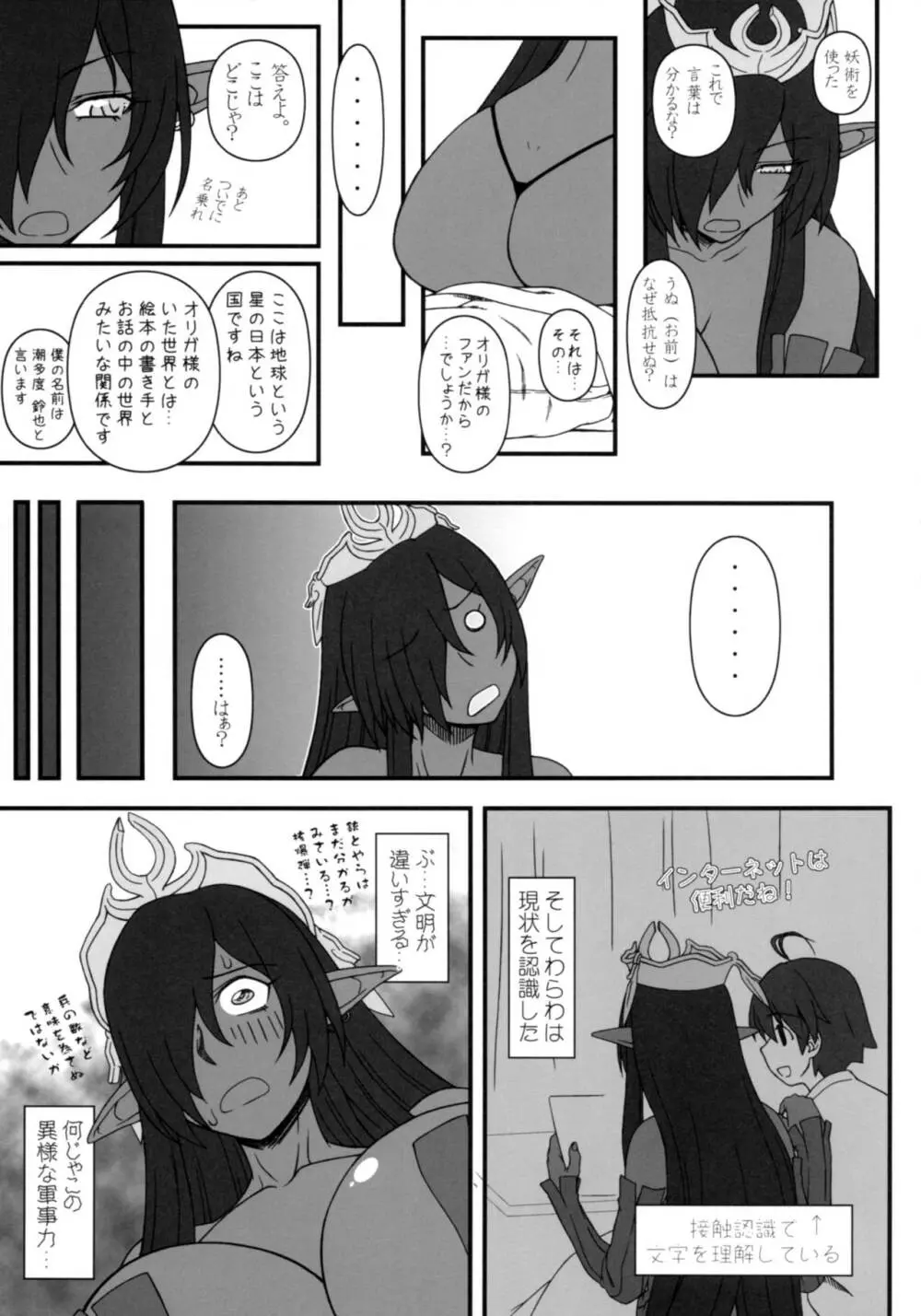 黒の女王の異世界性活 Page.6