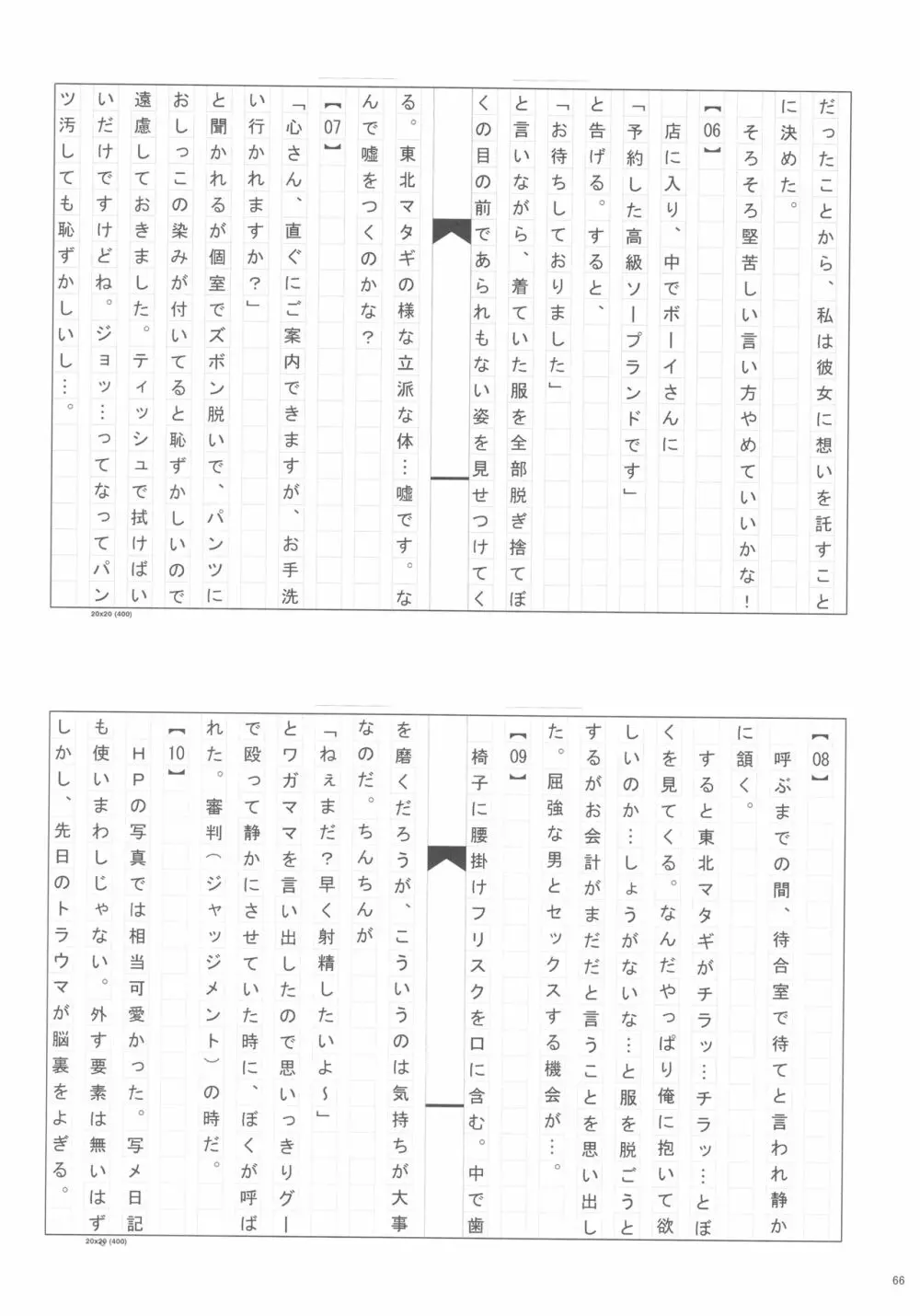佐藤心 ゑろ合同誌 こゝろ Page.65