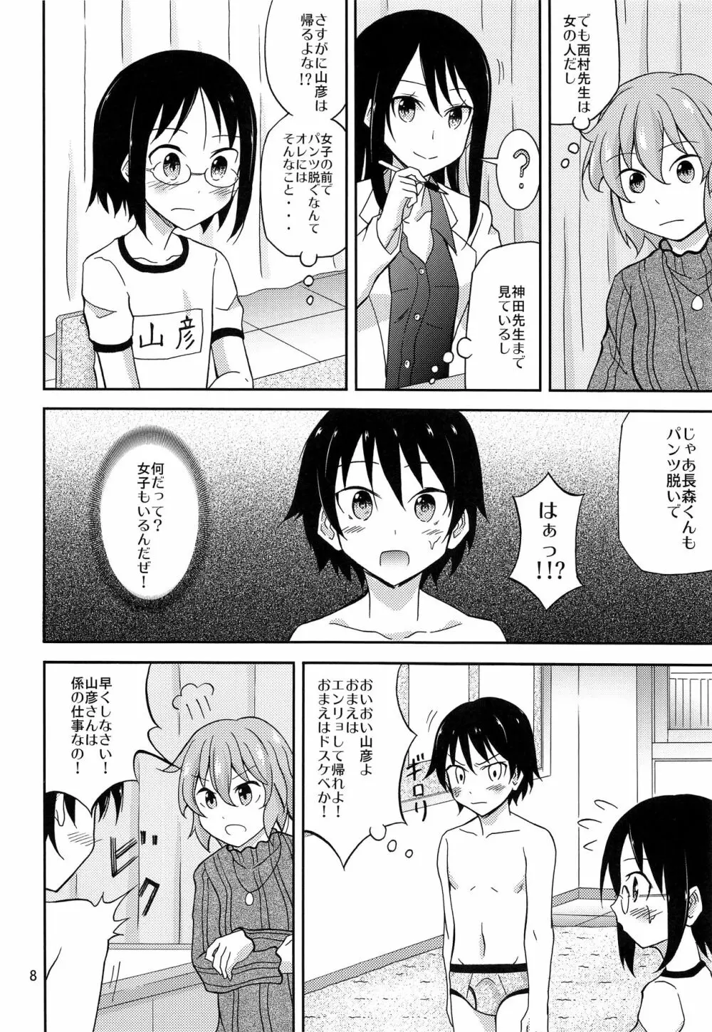 オレだけアタシだけ裸にされた身体検査 Page.7