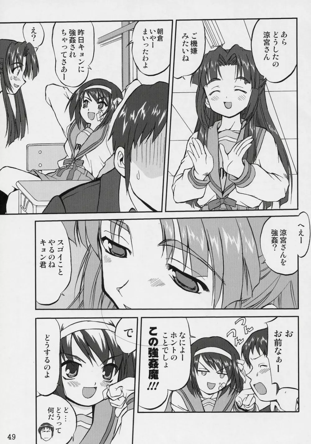 涼宮ハルヒの服従 Page.48