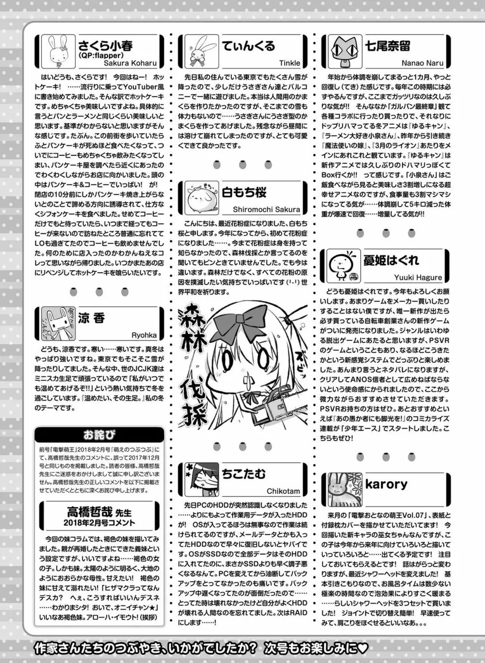 電撃萌王 2018年4月号 Page.138