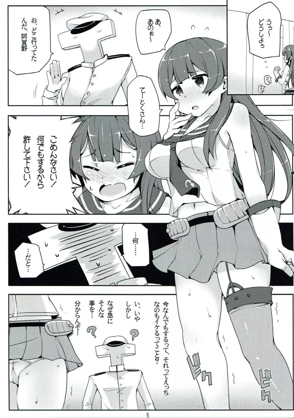 阿賀野はちょろイン!? 2 Page.4