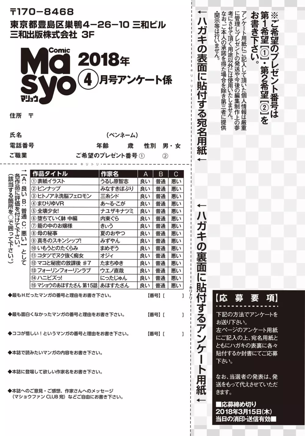 コミック・マショウ 2018年4月号 Page.286