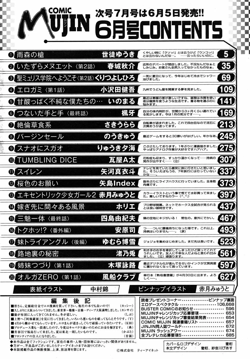 COMIC MUJIN 2009年6月号 Page.688