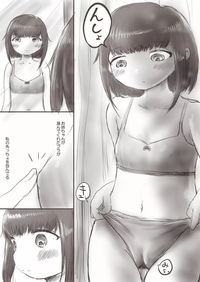 お姉ちゃんと沙織の初めてブラ Page.5