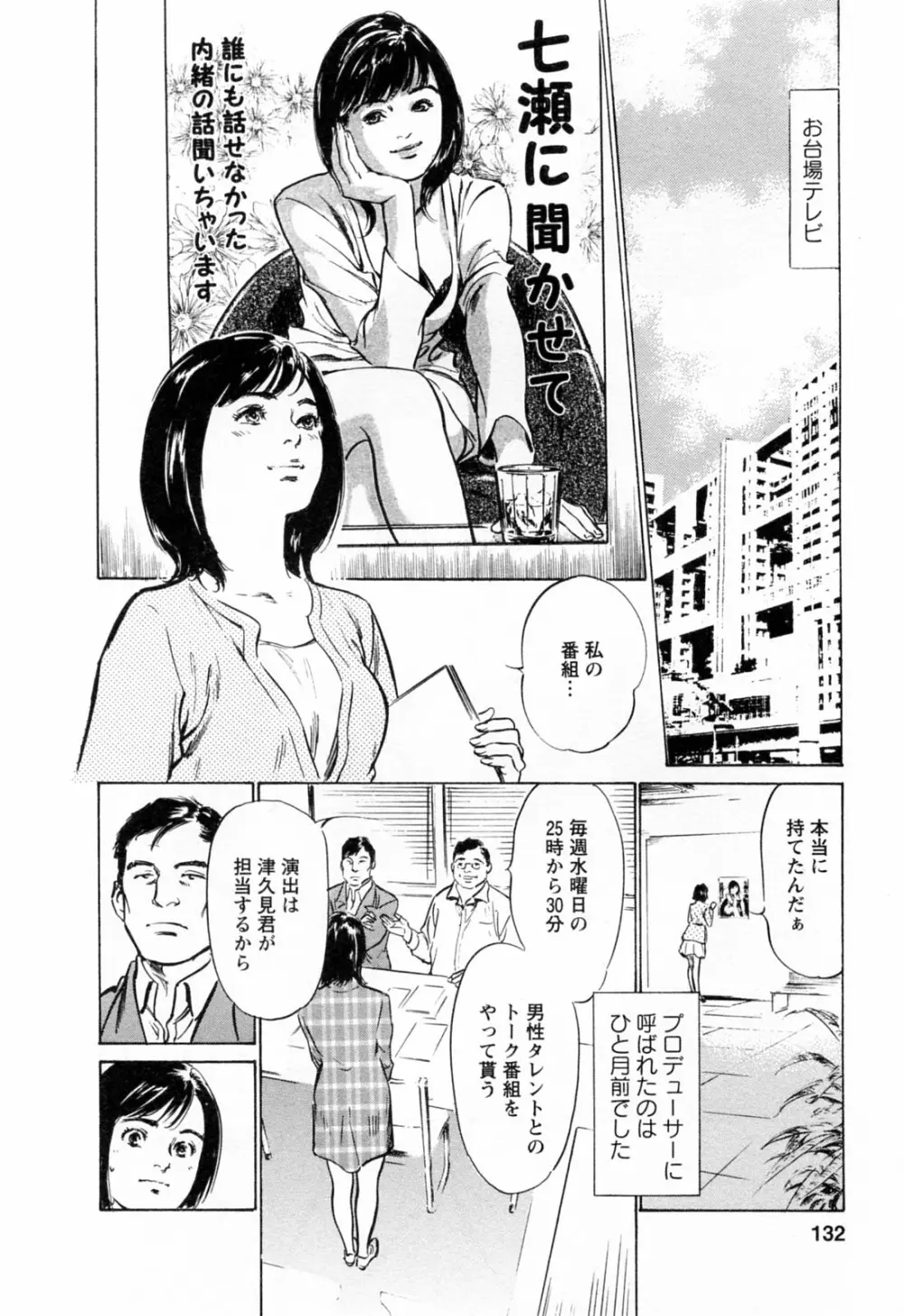 女子アナ七瀬 第3巻 Page.134