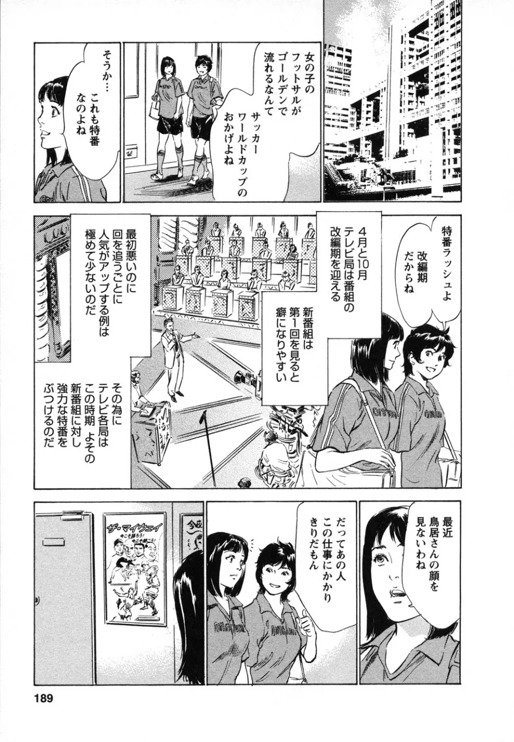 女子アナ七瀬 第1巻 Page.190