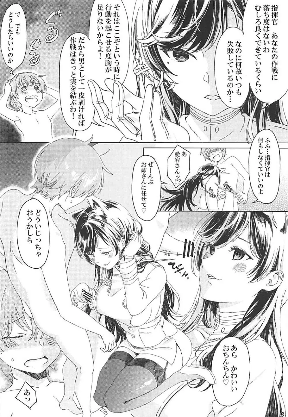 愛宕と高雄と指揮官と Page.6