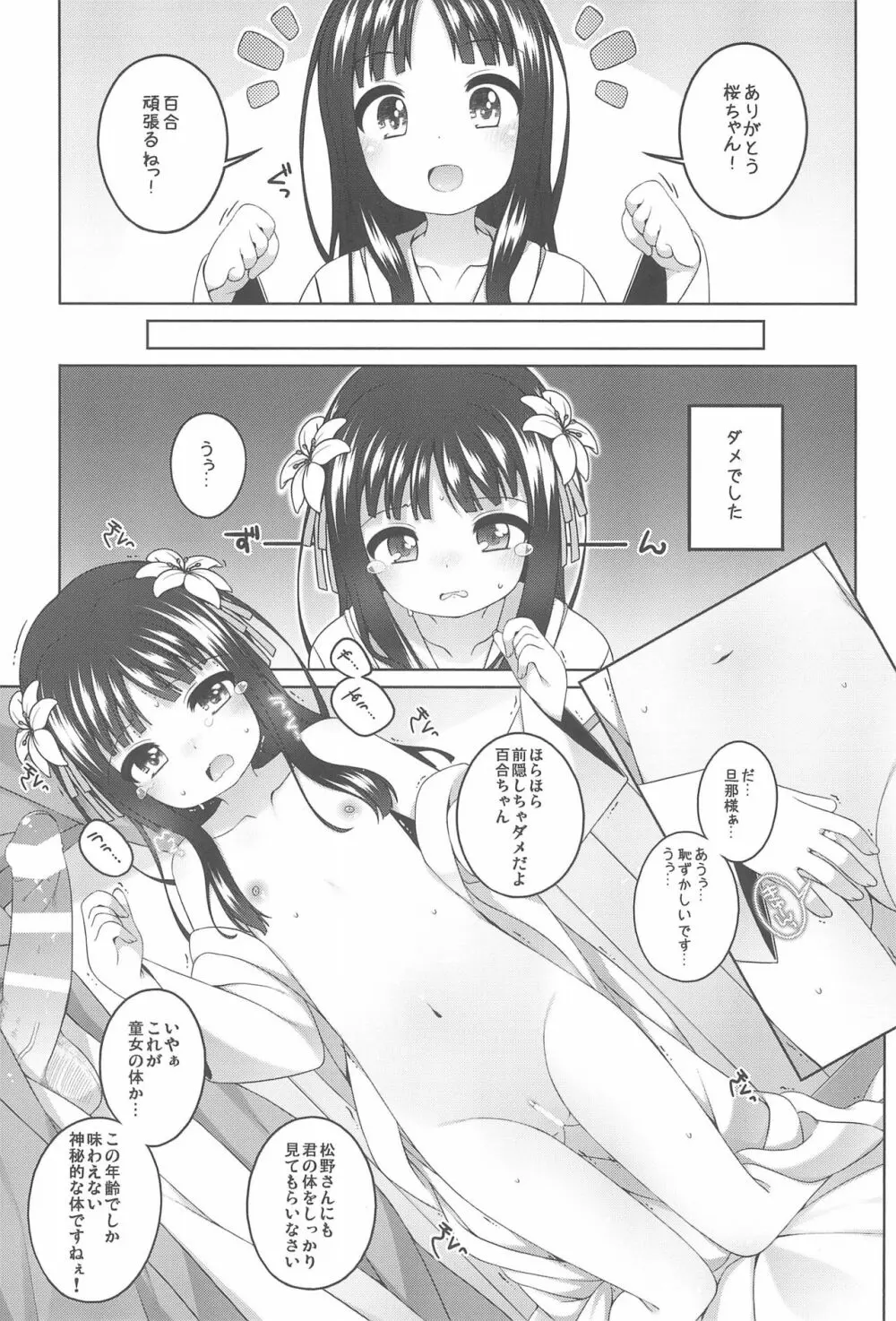 初華屋の童女たち ～ゆり編～ Page.9