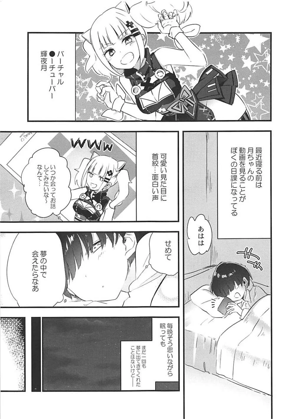 月ちゃんと夢の中で Page.2