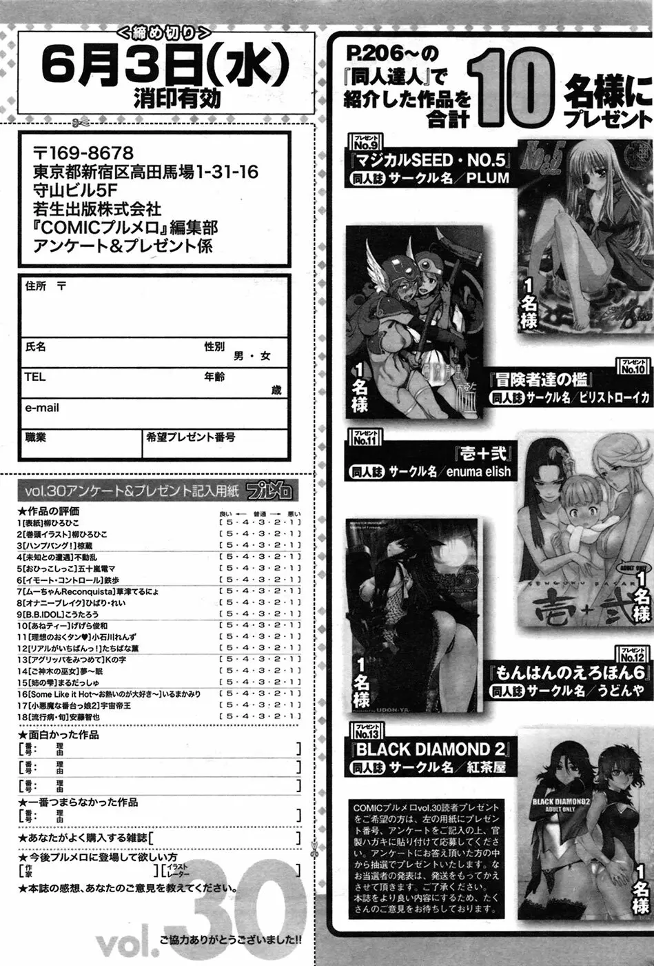 COMIC プルメロ 2009年6月号 Vol.30 Page.217