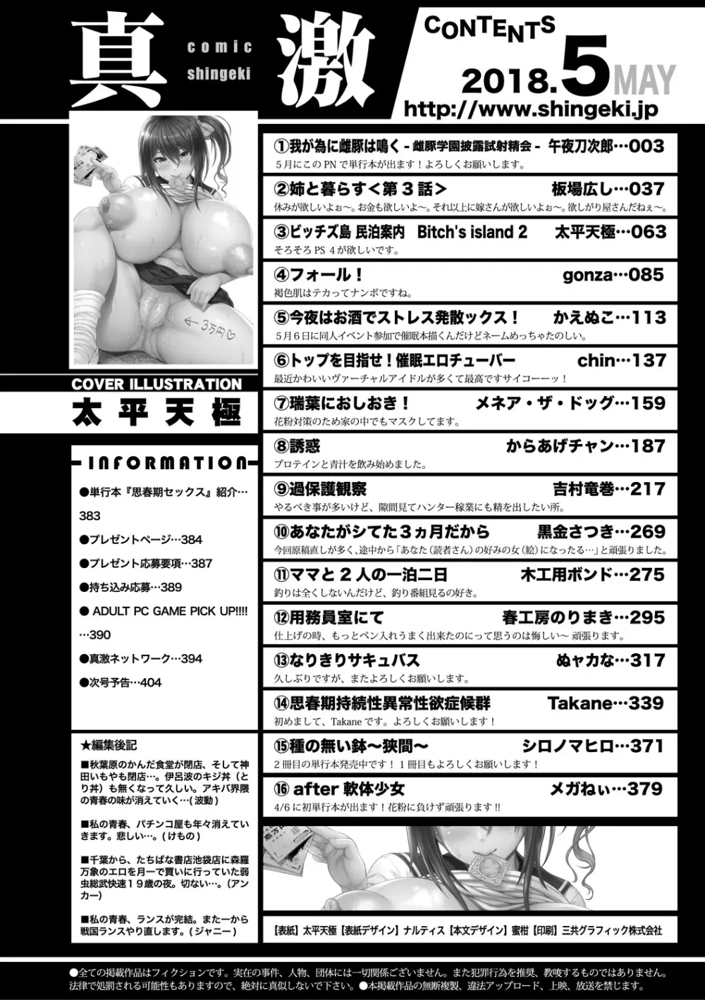 COMIC 真激 2018年5月号 Page.406