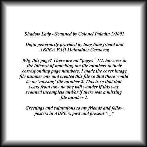 SHADOW LADY Page.2