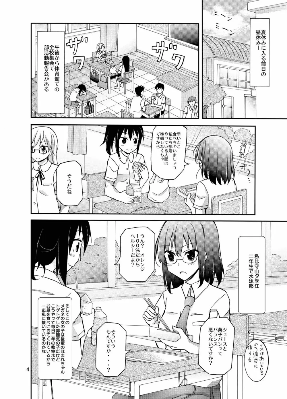 水泳部女子部員男子の前で生着替え Page.4