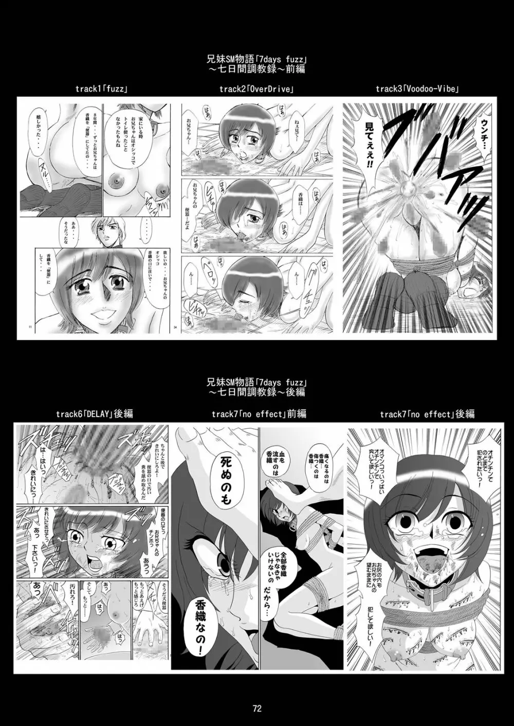 兄妹SM物語「7days fuzz」~七日間調教録~中編 Page.71