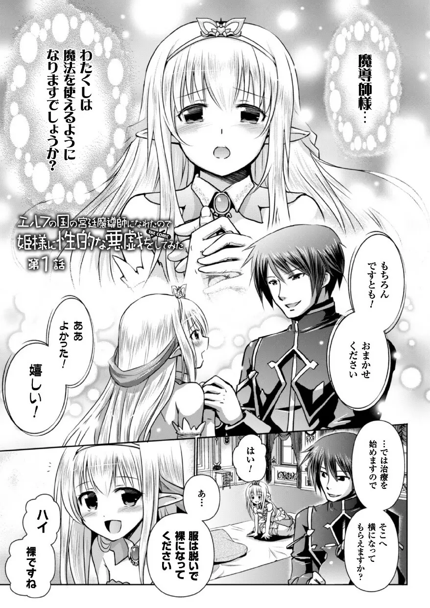 エルフの国の宮廷魔導師になれたので姫様に性的な悪戯をしてみた THE COMIC Page.5
