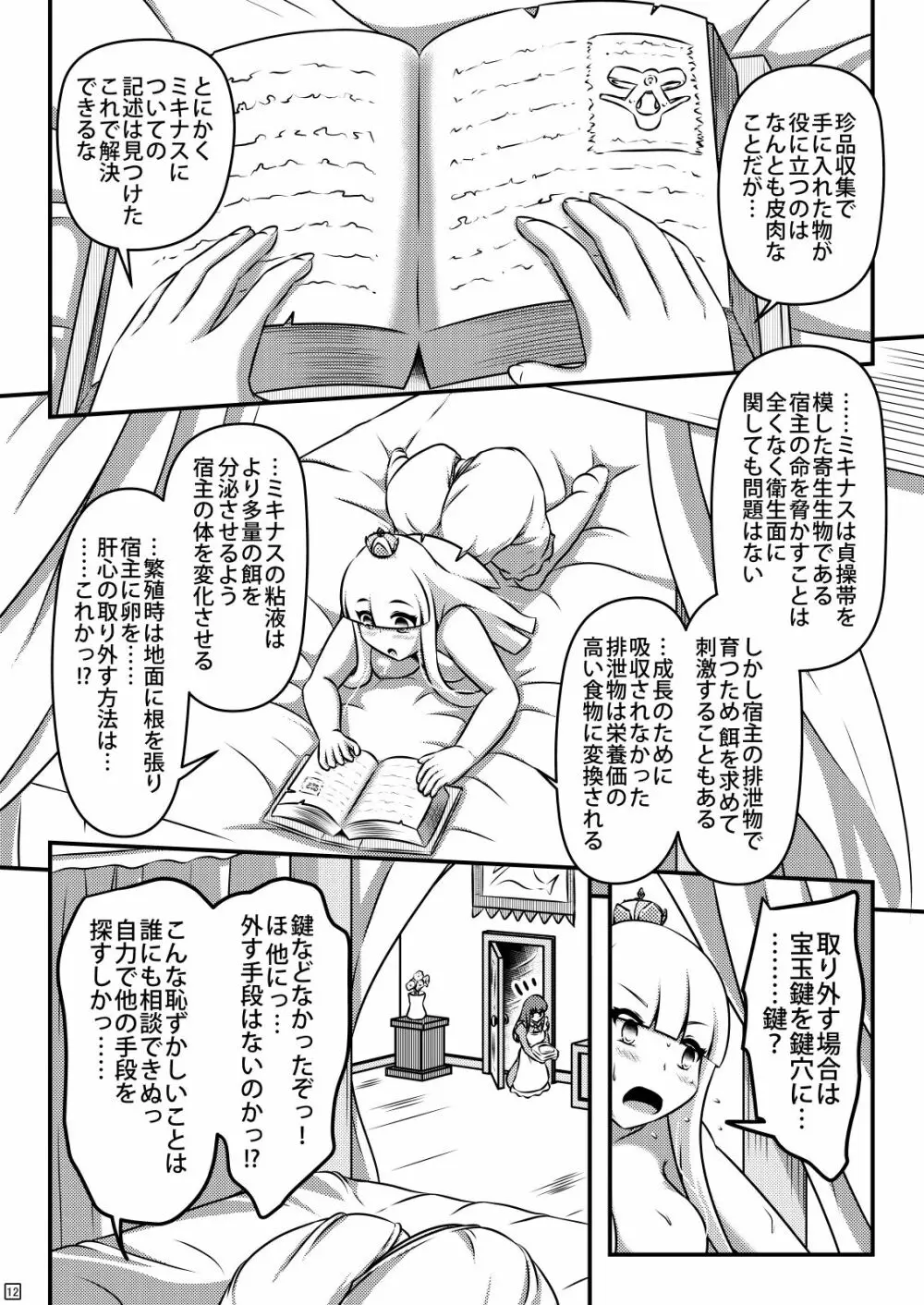 育つ貞操帯を穿いたお姫様の排泄事情 Page.13