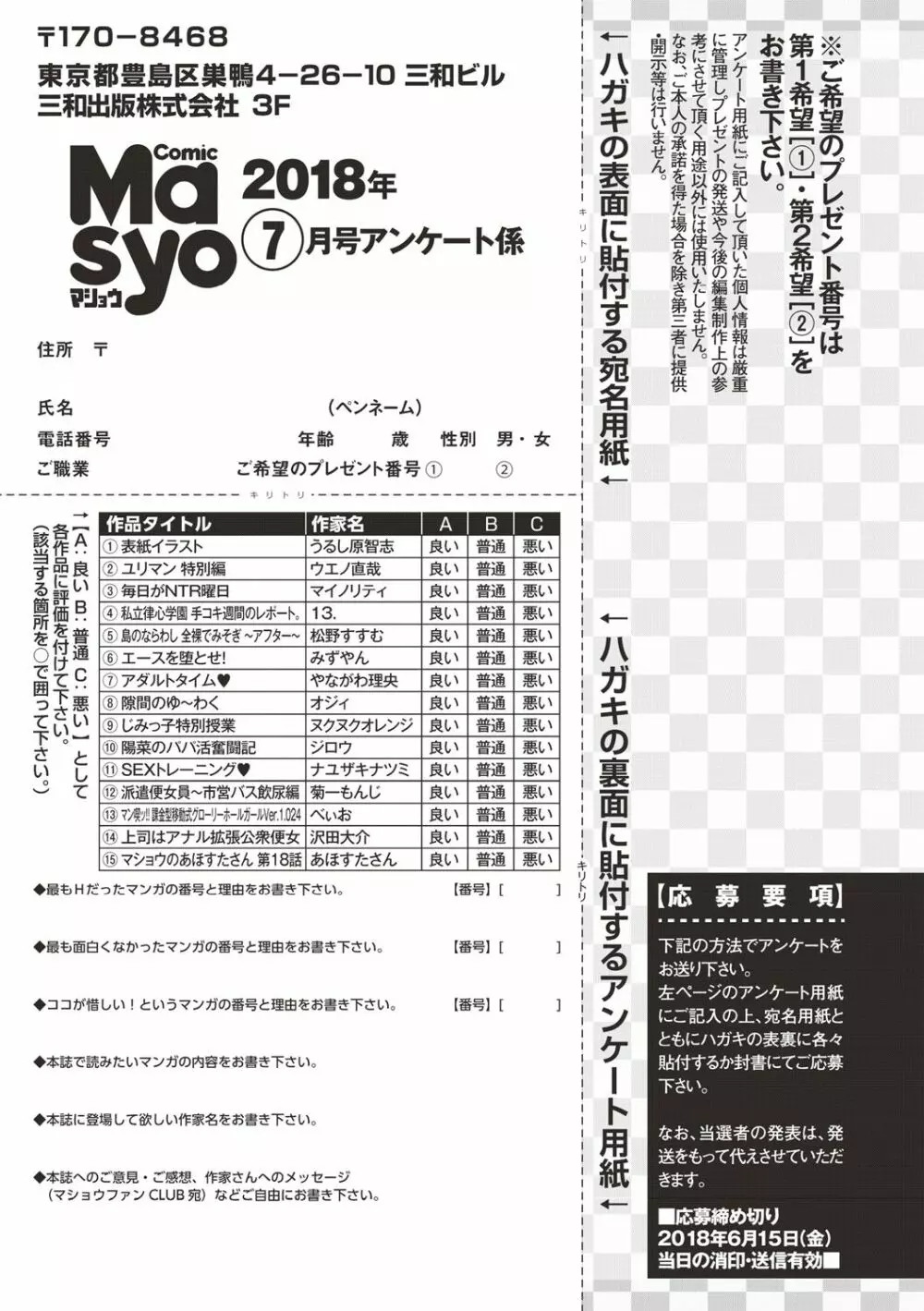 コミック・マショウ 2018年7月号 Page.287