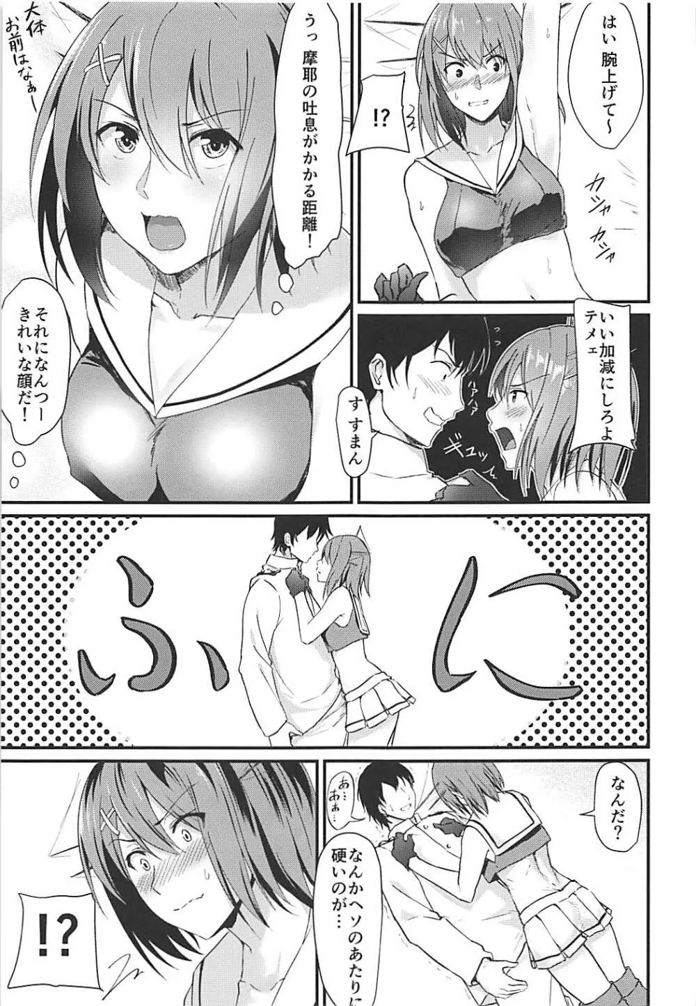 摩耶様がアソコにちゅっちゅしてくる本 Page.4