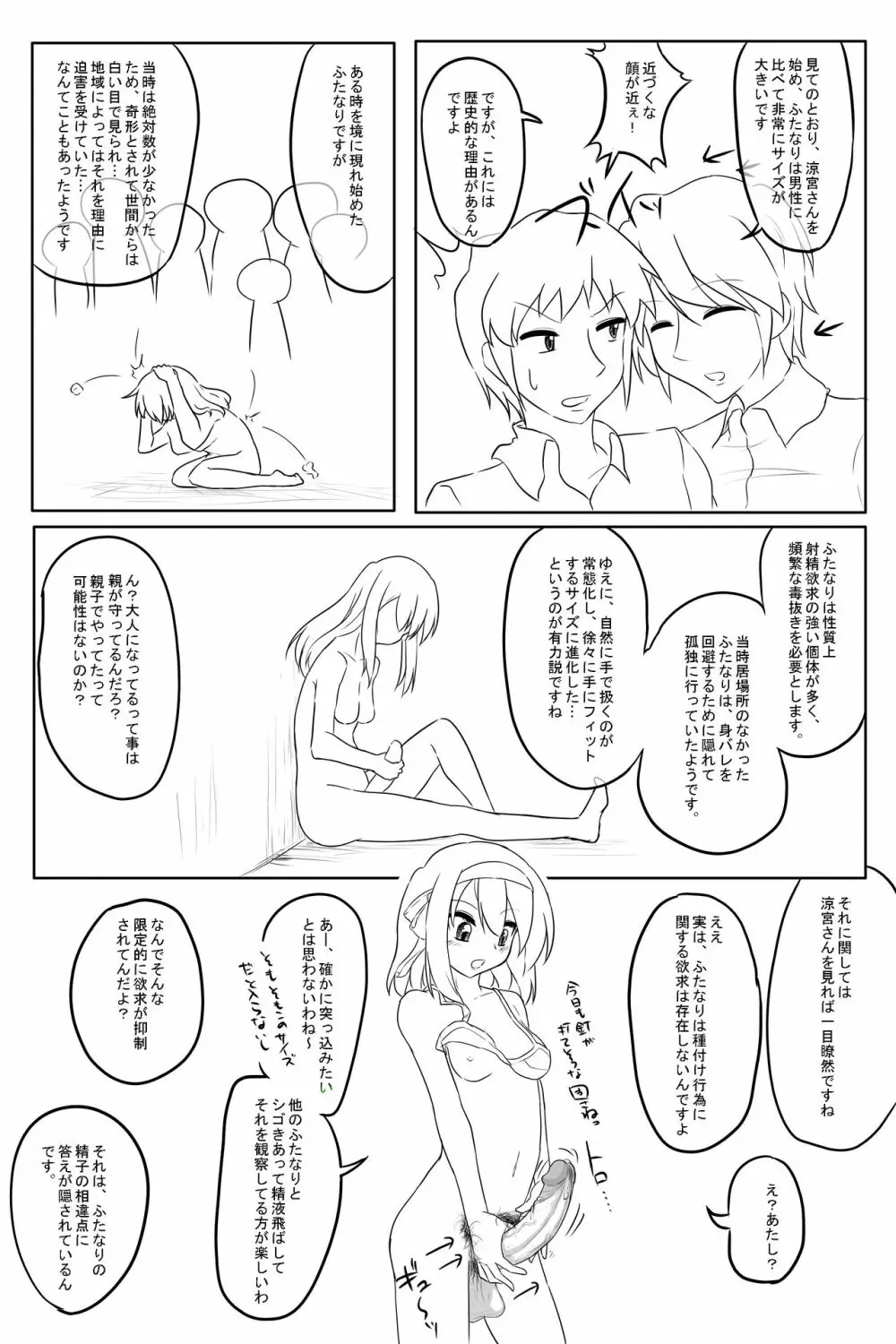 ふたなり版 SOS団の日常 会議編 Page.6