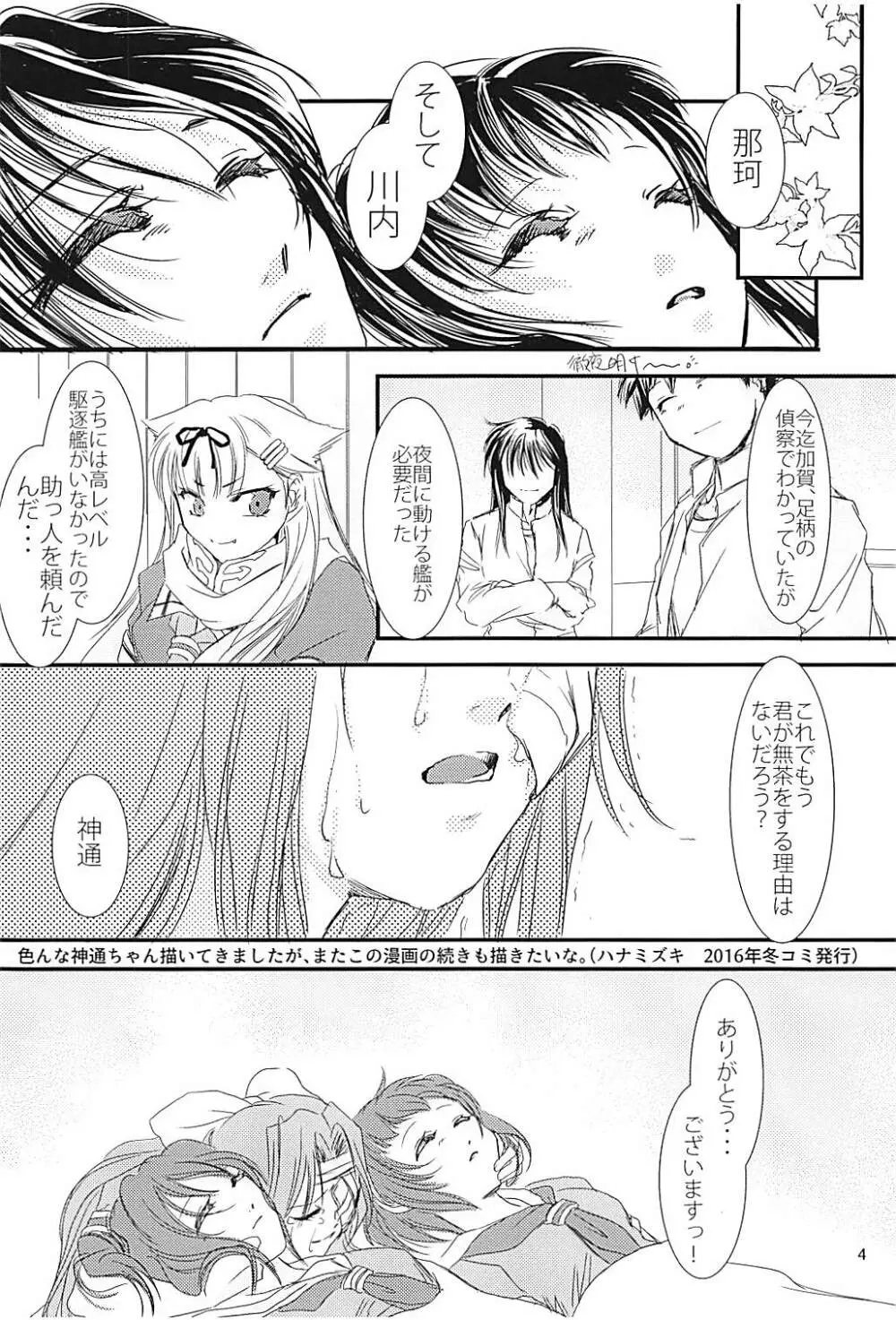 神通ちゃんと提督さんの休日 弐 Page.3