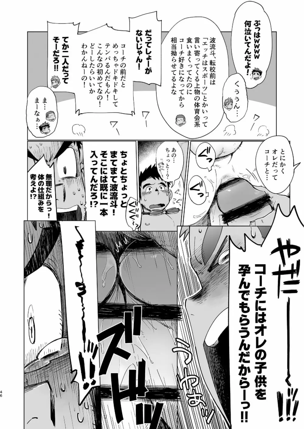 コーチがタイプすぎて競泳なんぞやってる場合じゃねえ件 Page.46