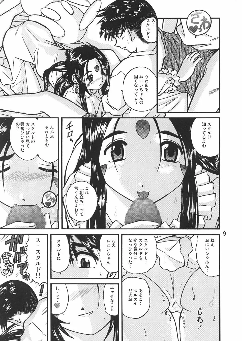 ああっ女神さまの日曜日 Page.8